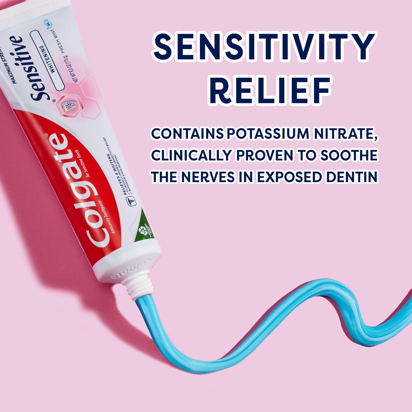 Colgate Whitening Toothpaste for Sensitive Teeth - 3 Pack