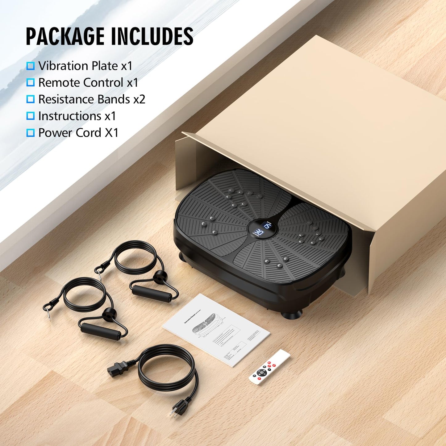 LERTIN Compact Vibration Plate for Weight Loss