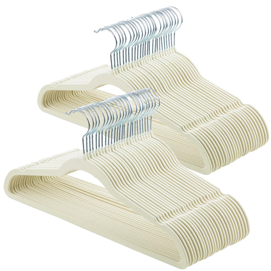 ELONG HOME Velvet Non-Slip Hangers 50 Pack