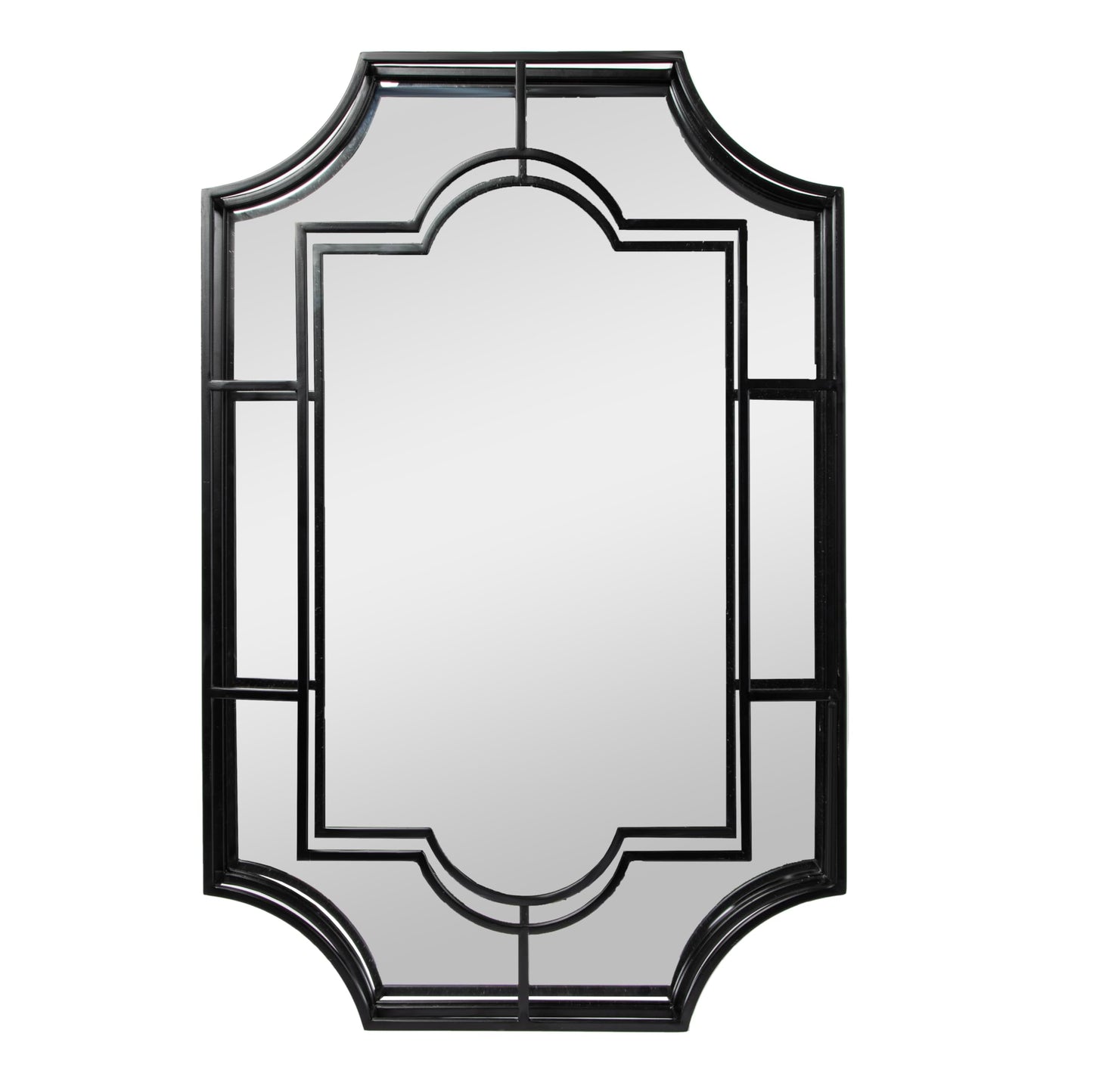 Vintage Metal Framed Wall Mirror by Creative Co-Op