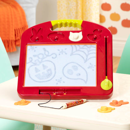 Magnetic Drawing Board with 4 Animal Stamps