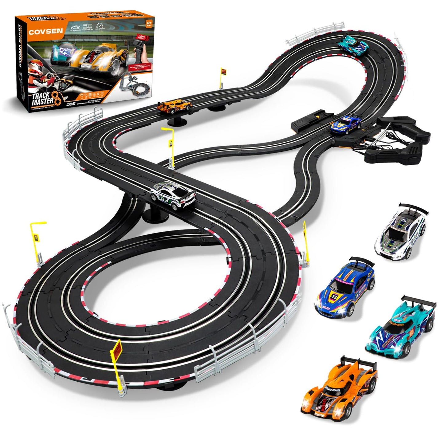Slot Car Race Track Set for Kids