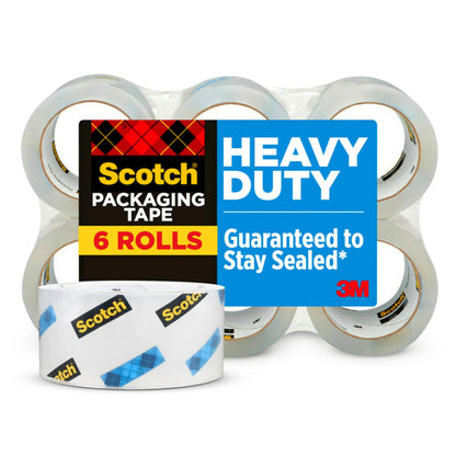 Scotch Heavy Duty Shipping Packing Tape Rolls