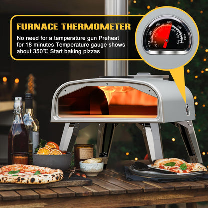 Portable Stainless Steel Wood Fired Pizza Oven