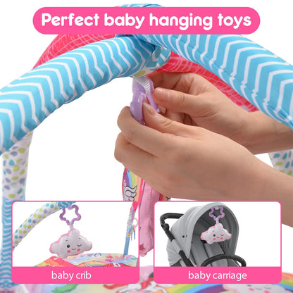 BATTOP Baby Play Mat with Rattle Toys & Ball Pit