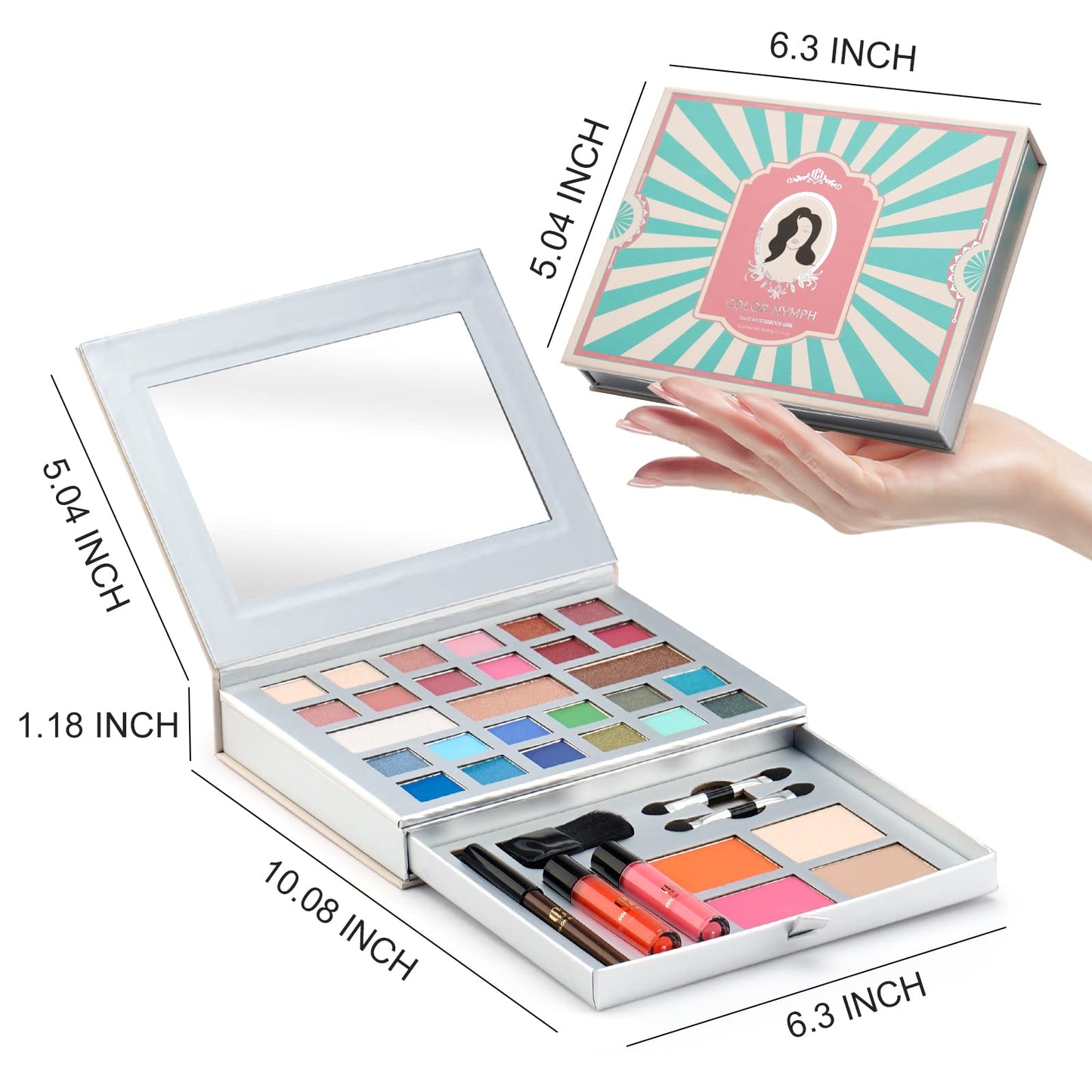 All-in-One Makeup Kit with 24 Shades