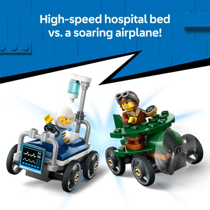 LEGO City Airplane & Race Car Toy Set