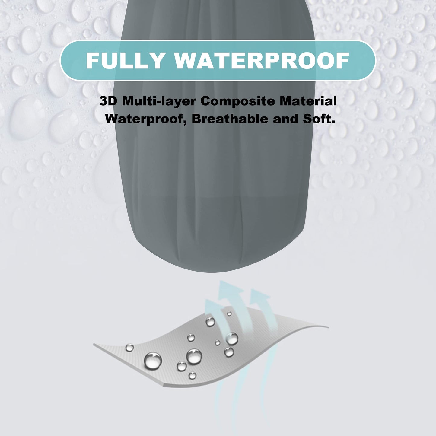 2 Pack Waterproof Crib Mattress Protector.