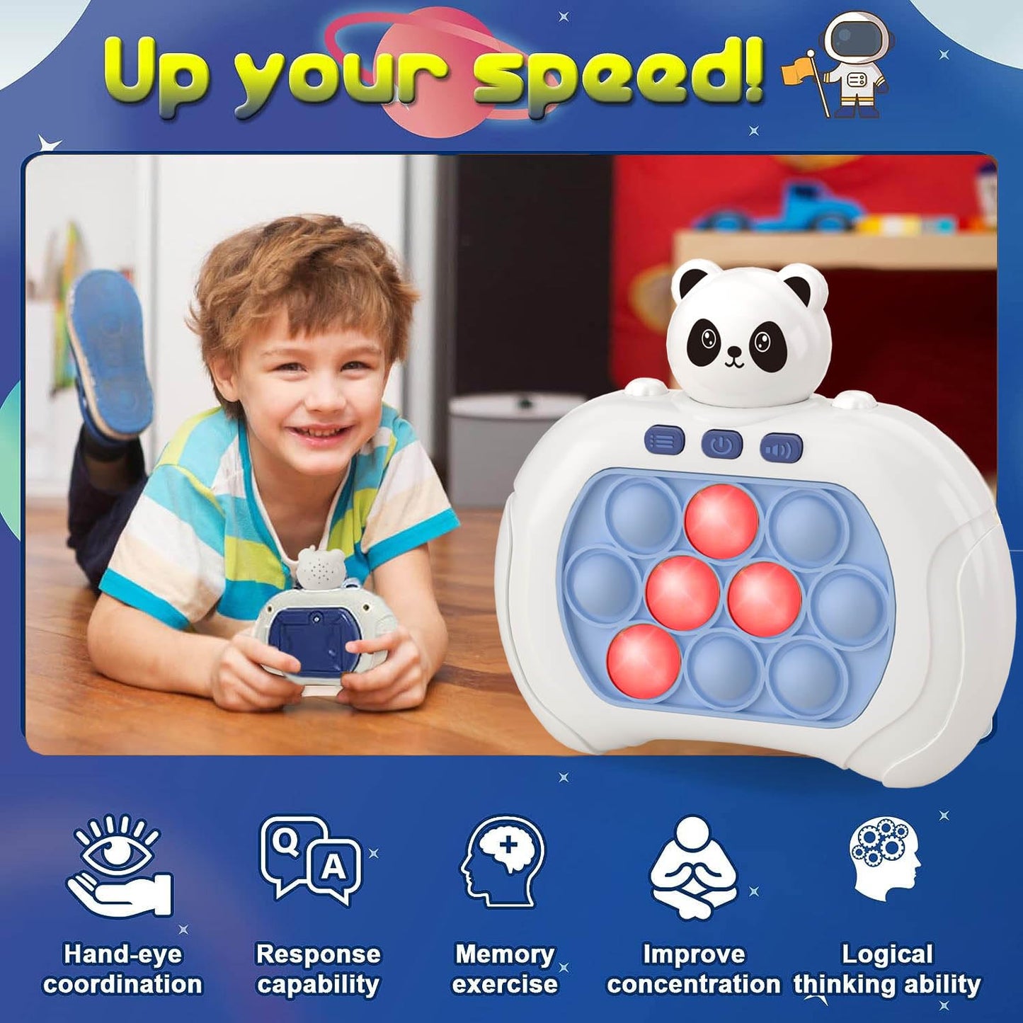 Push Bubble Fidget Game Toy for Kids & Adults