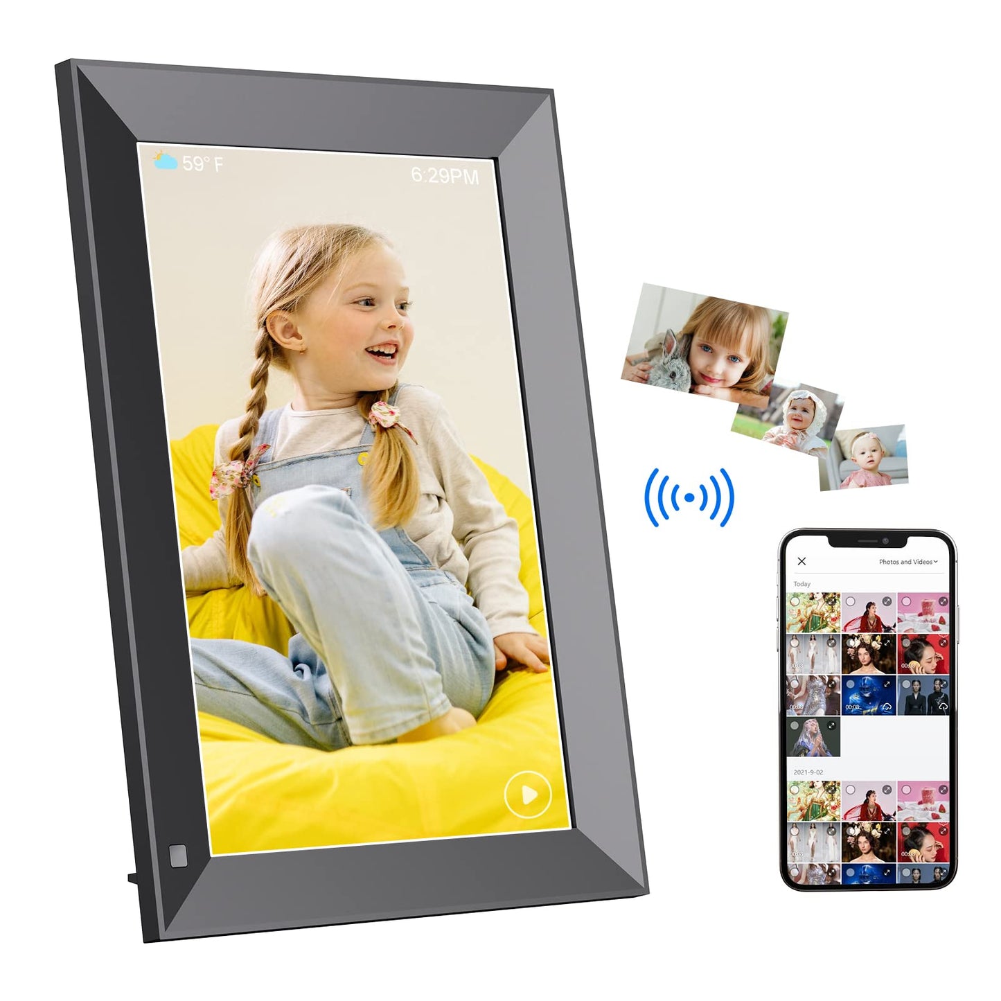 10.1" WiFi Digital Photo Frame with App