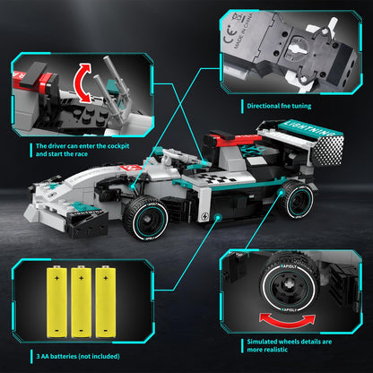 STEM Building Toys Remote Control Racing Car Set