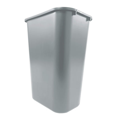 Rubbermaid 10 Gallon Plastic Wastebasket, Gray