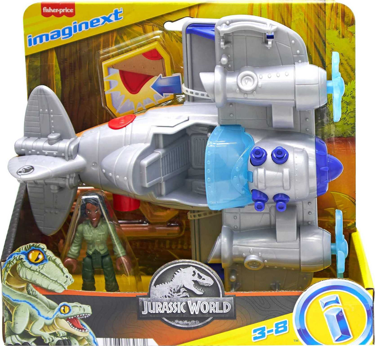 Fisher-Price Jurassic World Kayla Watts Toy Plane