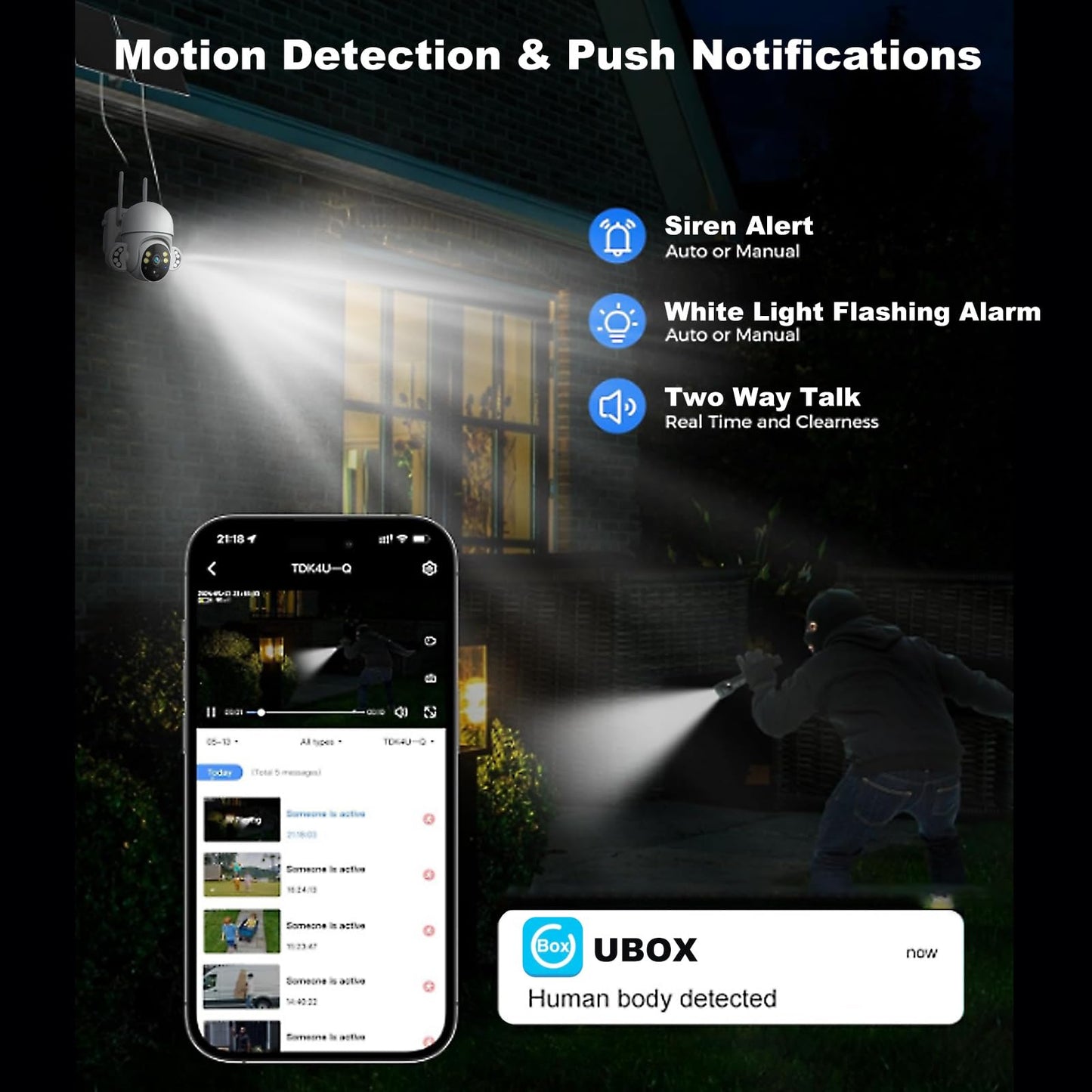 Xparkin 4G LTE Solar Outdoor Security Camera