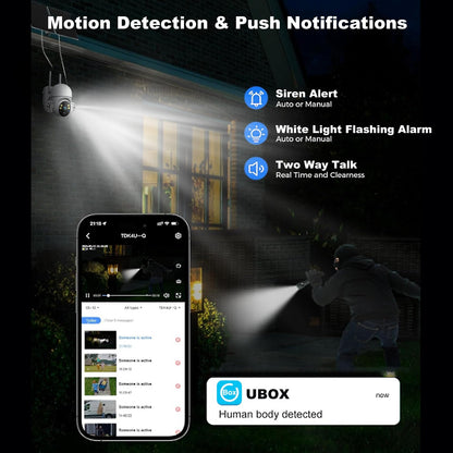 Xparkin 4G LTE Solar Outdoor Security Camera