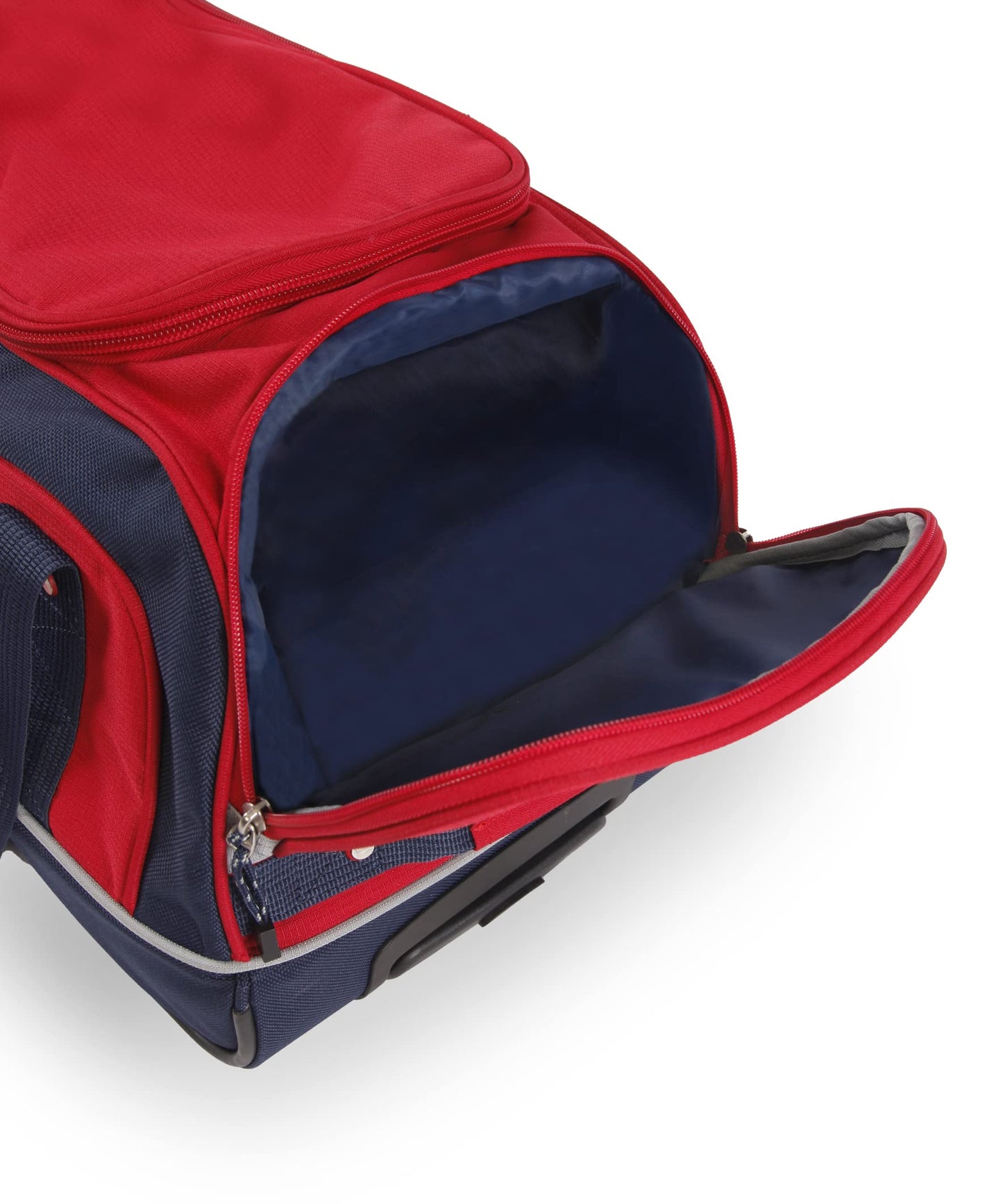 NAUTICA 22" Rolling Duffel Bag - Red/Navy