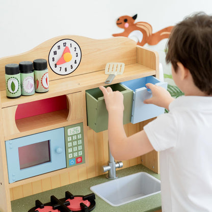 Teamson Kids Interactive Wooden Play Kitchen