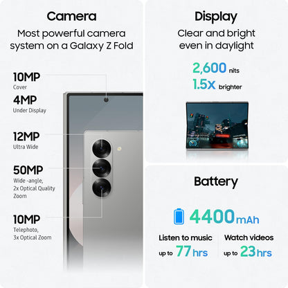 Galaxy Z Fold 6 Unlocked Smartphone 512GB