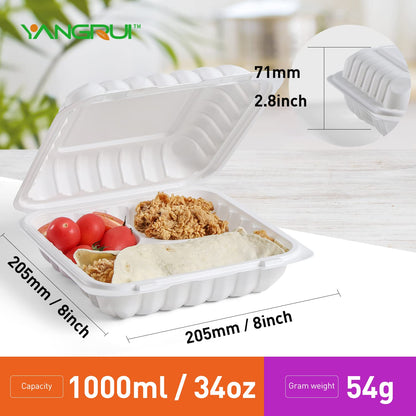 55 Pack YANGRUI Reusable Meal Prep Containers