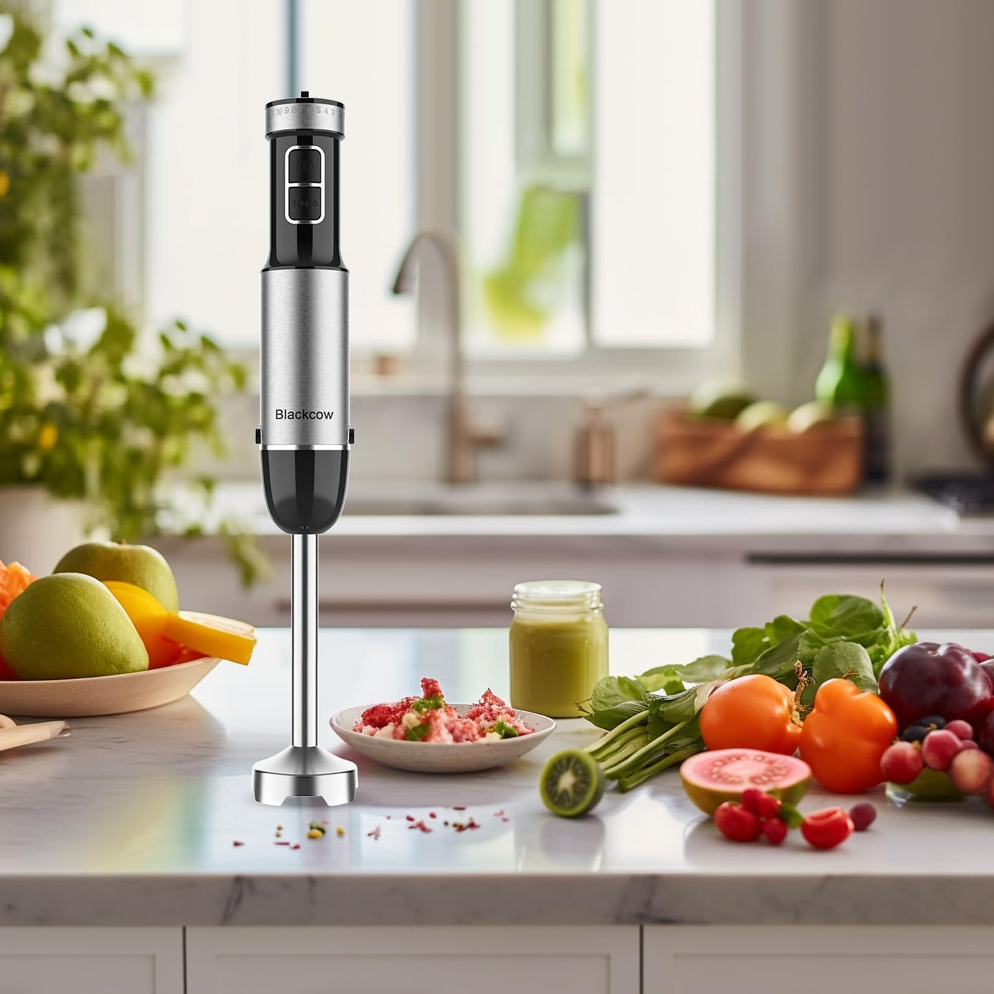 800W Handheld Electric Immersion Blender