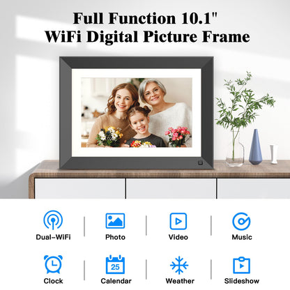 10.1-Inch Digital Picture Frame with WiFi