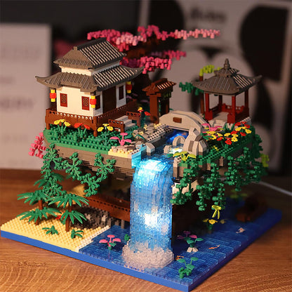 Micro Building Blocks Cherry Bonsai Tree Kit