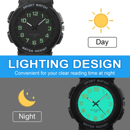 Kids Waterproof Analog Watch for Outdoor Sports