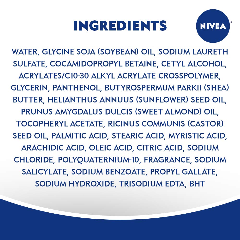 NIVEA Nourishing Shea Butter Body Wash 20 Fl Oz