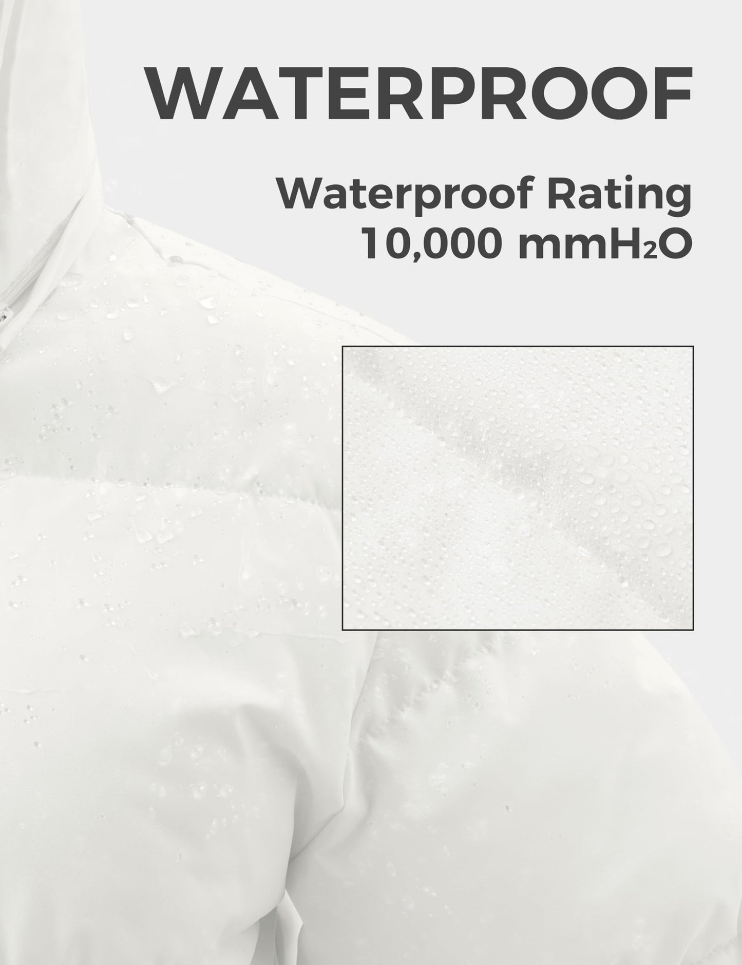 Wantdo Men's Waterproof Winter Puffer Jacket