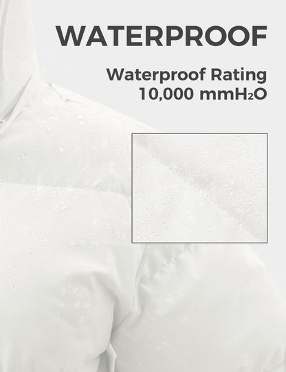 Men's Winter Puffer Jacket with Detachable Hood