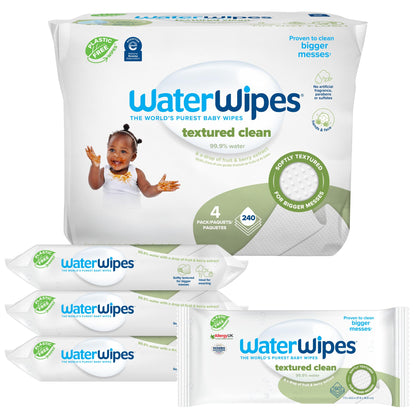 WaterWipes Unscented Baby Wipes, 60 Count Pack