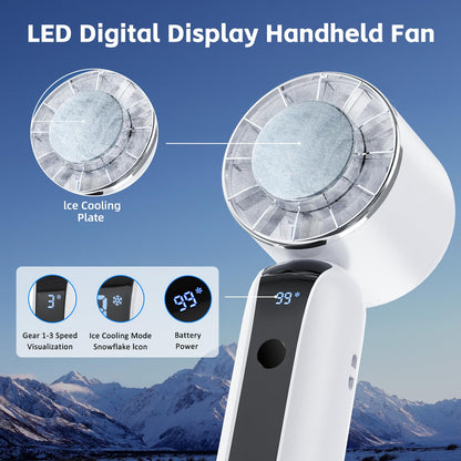 Portable USB Rechargeable Turbo Mini Fan