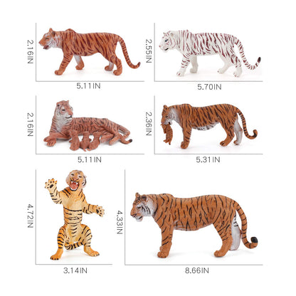 Wildlife Animal Figurines Set for Kids 6 PCS