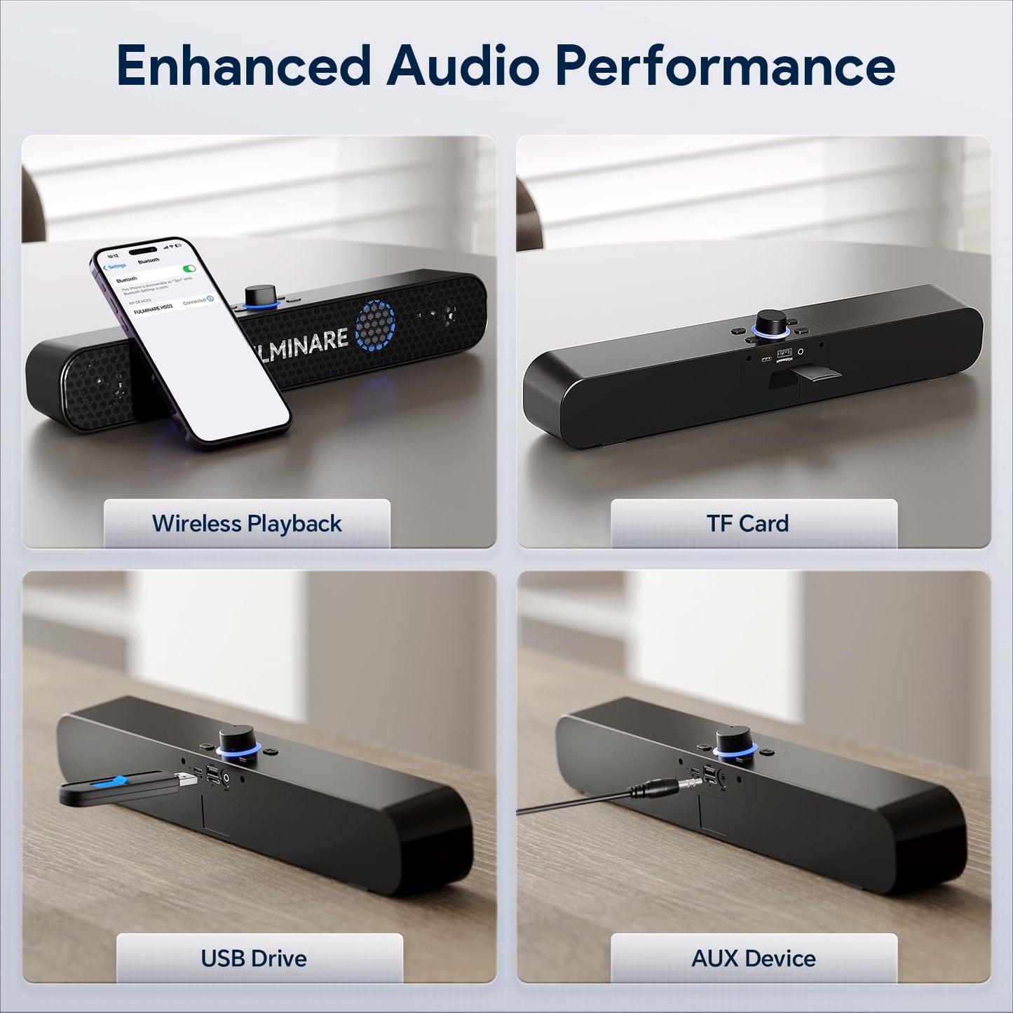 FULMINARE 26W Bluetooth Speaker with 30H Playtime