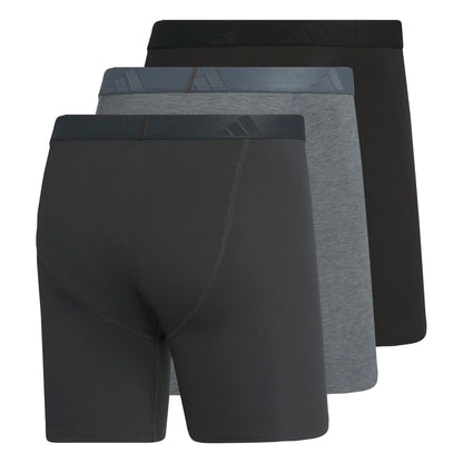 3-Pack adidas Luxe Comfort Fit Boxer Briefs