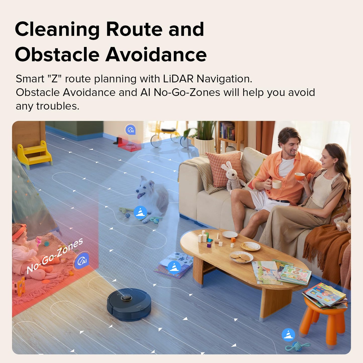 Roborock Q8 Max Robot Vacuum and Mop Cleaner