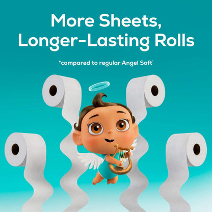 Angel Soft Ultra Toilet Paper, 6 Mega Rolls