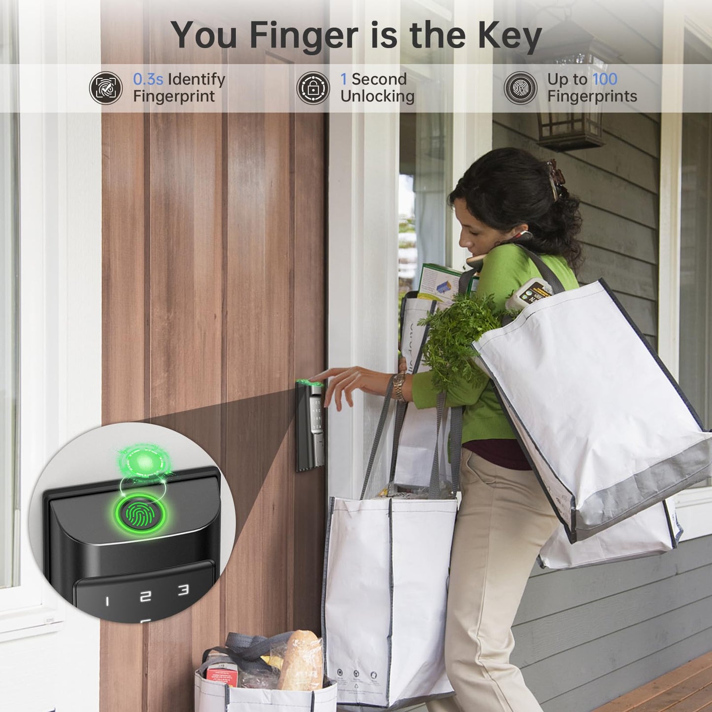 IRONZON Smart Keyless Entry Deadbolt Lock