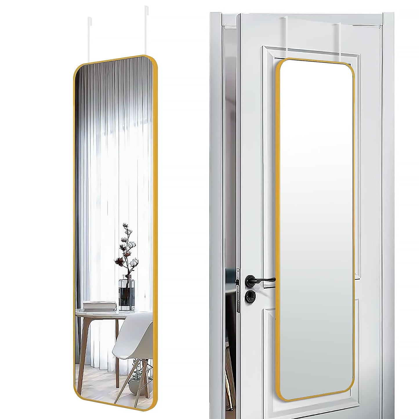 Full Body Length Wall Mounted Mirror 47x14"