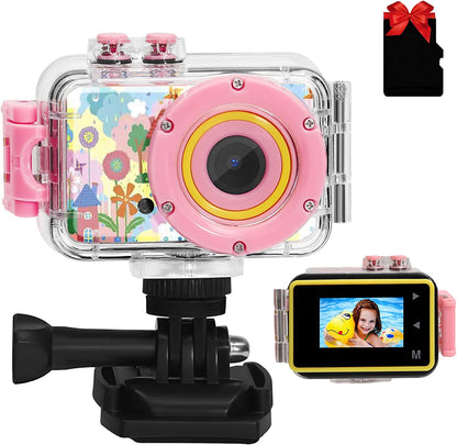 Kids Waterproof 1080P Camera for Outdoor Fun