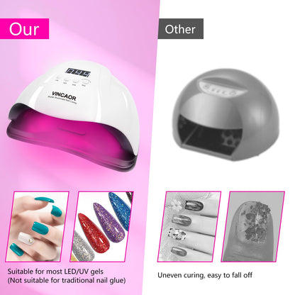 180W UV Gel Nail Dryer with 4 Timer Settings