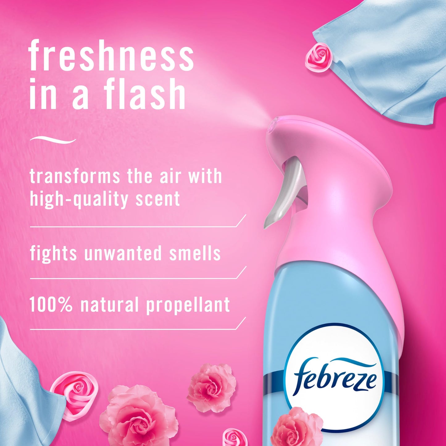 Febreze Air Freshener Spray, Downy April Fresh, 2 Count