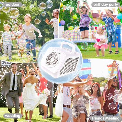 Electric Bubble Machine for Kids with Rechargeable Batteries