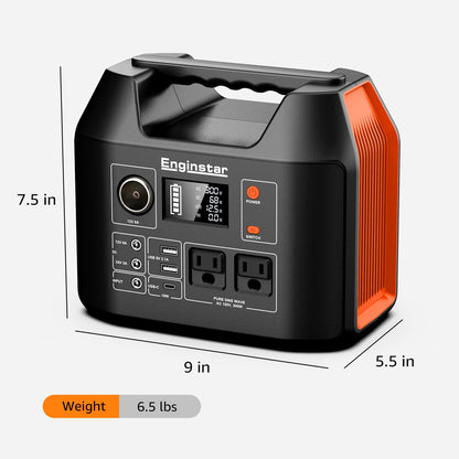 EnginStar Portable Power Station 300W for Outdoors