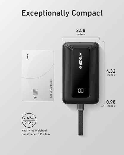 10,000mAh Anker Portable Power Bank with Fast Charging