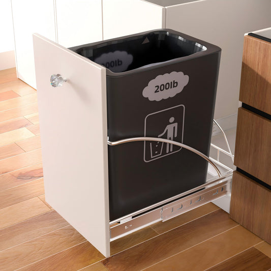 Pull Out Under Cabinet Trash Can Kit