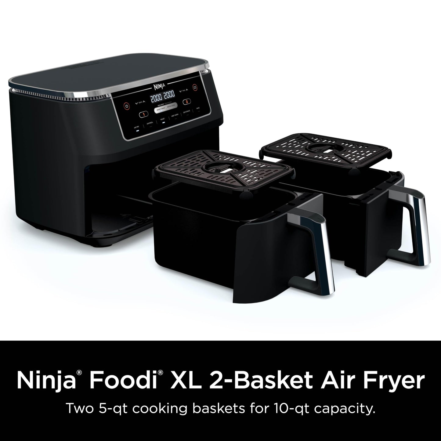 Ninja 6-in-1 Air Fryer with 5 QT Baskets