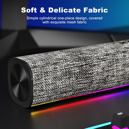 SOULION Bluetooth Speakers with LED Light for PC