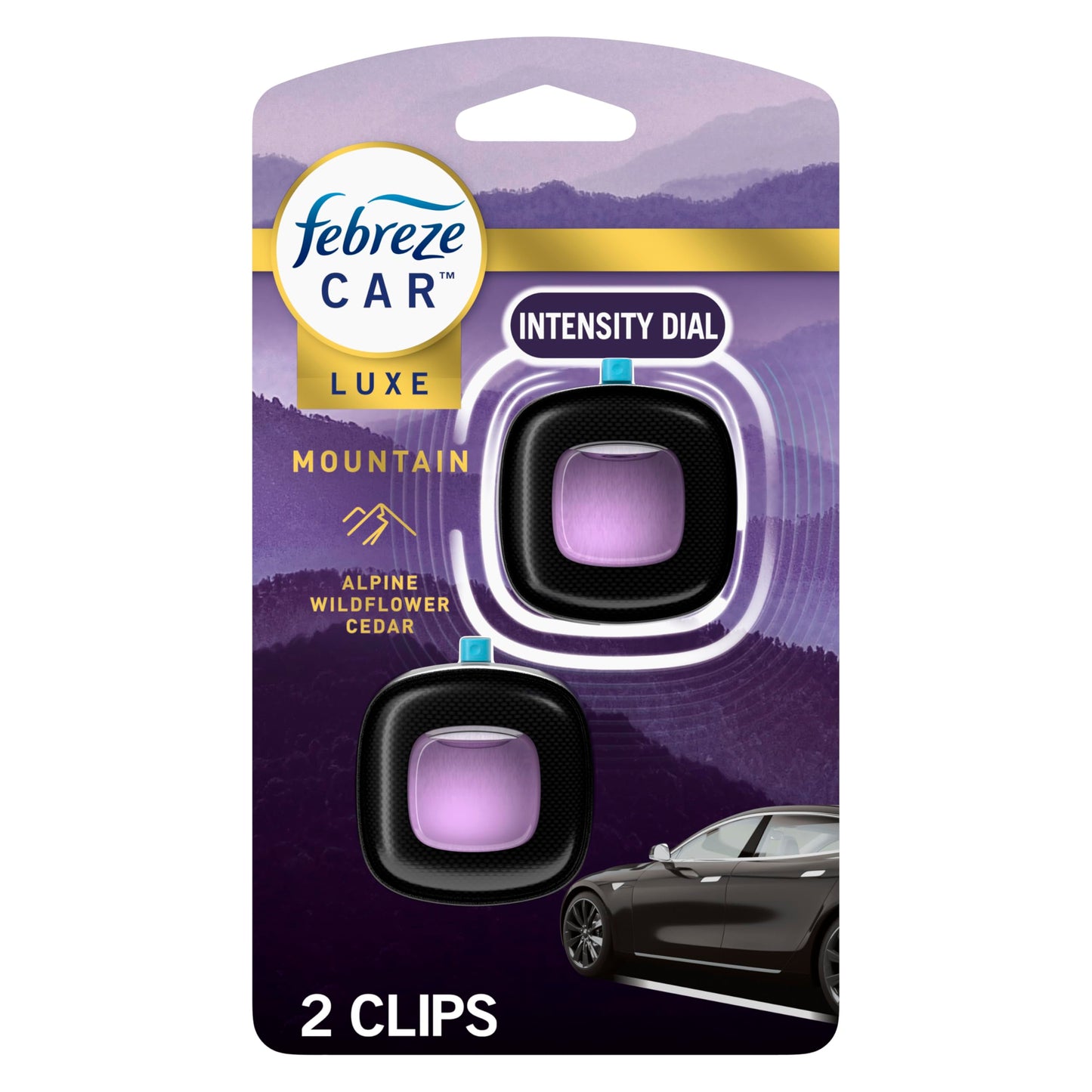 Febreze Car Mountain Scent Air Freshener Vent Clip