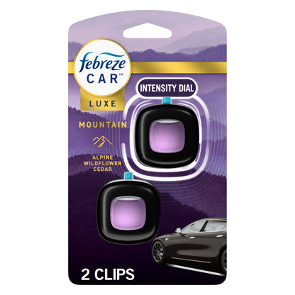 Febreze Car Mountain Scent Air Freshener Vent Clip